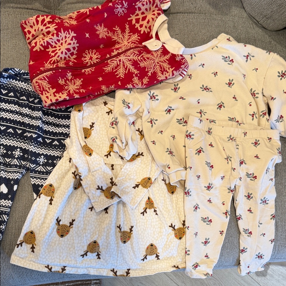 9-12, 12-18 christmas baby bundle